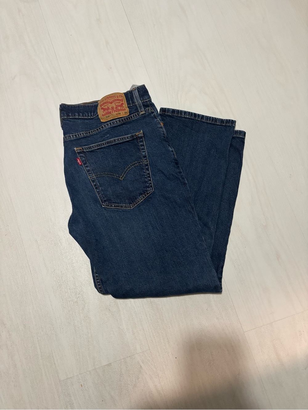 Levi's Men’s Indigo Straight-Leg Jeans